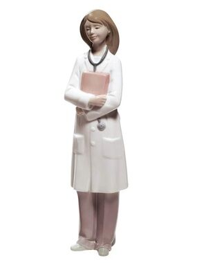 NAO by Lladro Female Doctor Figurine Porcelain NIB Medical Gift